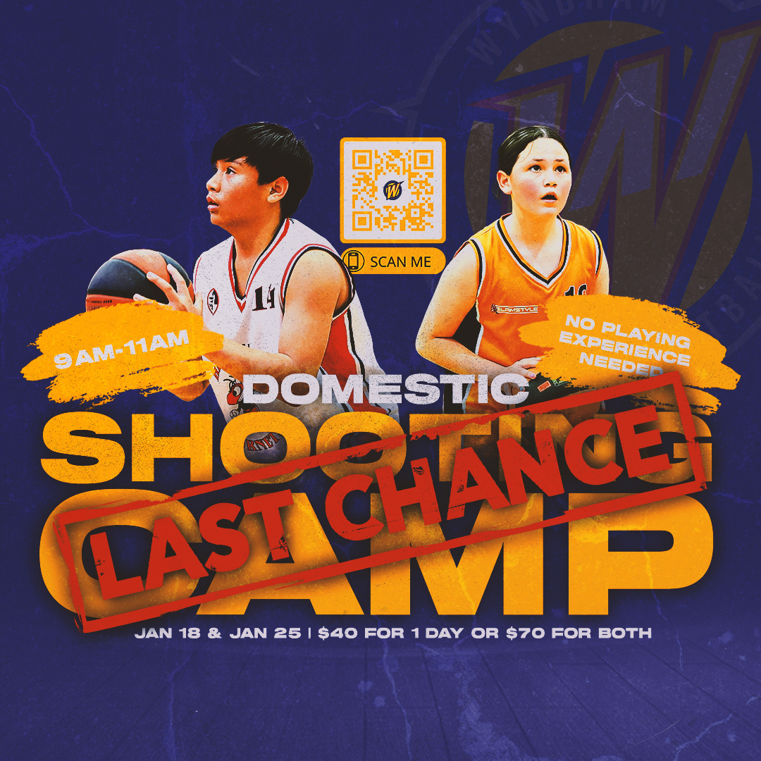 🚨LAST CHANCE TO REGISTER🚨

Camp #1 is TOMORROW

Our Domestic Shooting Camp purely focuses on assisting the participants in learning and growing in the master skill of Basketball – Shooting.

🗓️ Jan 18th &amp; 25th
⏰ 9:00am-11:00am
🔗 playhq.com/basketball-vic…