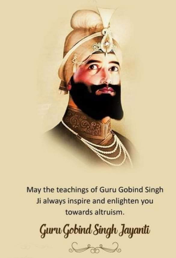 Wishing you the courage to face challenges with the strength of steel, just like Guru Gobind Singh Ji.
May the teachings of Guru Gobind Singh Ji inspire you to walk on the path of righteousness and truth. ...
#gurugobindsinghjijayanti
#jagabandhujarashram