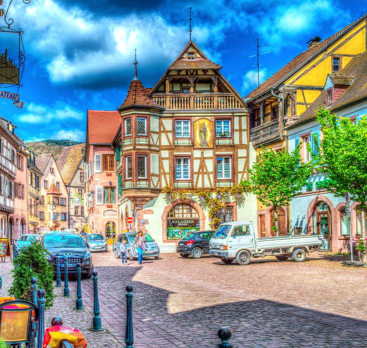The village of #Kaysersberg #France 🇨🇵 #travel #photo, image size:1200x1138