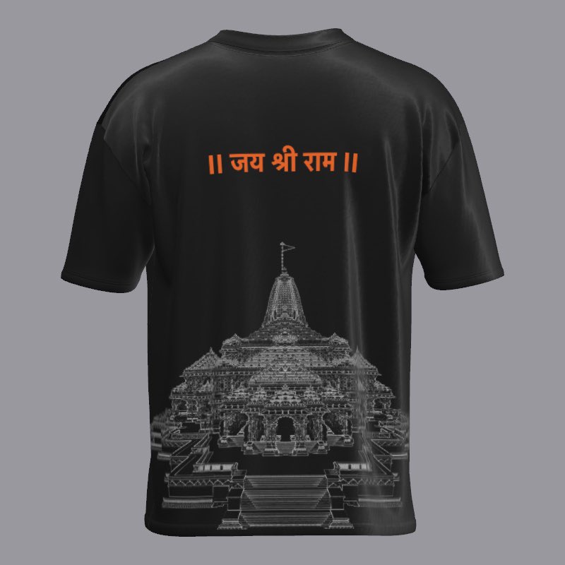 _hardik_mittal_'s tweet image. With just 5 days to the much awaited consecration ceremony of the #RamMandir in #Ayodhya, we are excited to announce the launch of our Ram Mandir Ayodhya inspired T-Shirt! 

Limited Stock and delivery within 7 business days!

Order Now:
rammandirayodhya.shop

 #RamMandirAyodhya