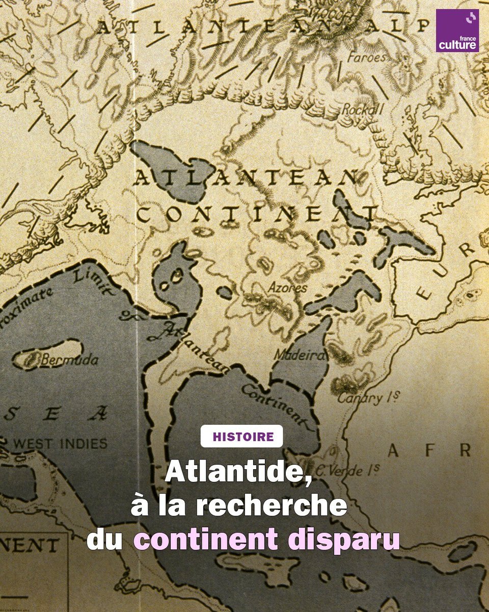 Prononcez son nom, et tout de suite la machine à rêves s'enclenche. Mais que sait-on au juste du continent englouti ?
➡️ l.franceculture.fr/bNq