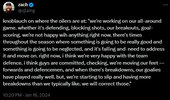 zjlaing's tweet image. one team is on an 11-game winning streak. 

the other has four regulation wins in their last 14 games.
