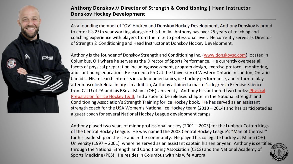 Donskov Hockey Development tweet media
