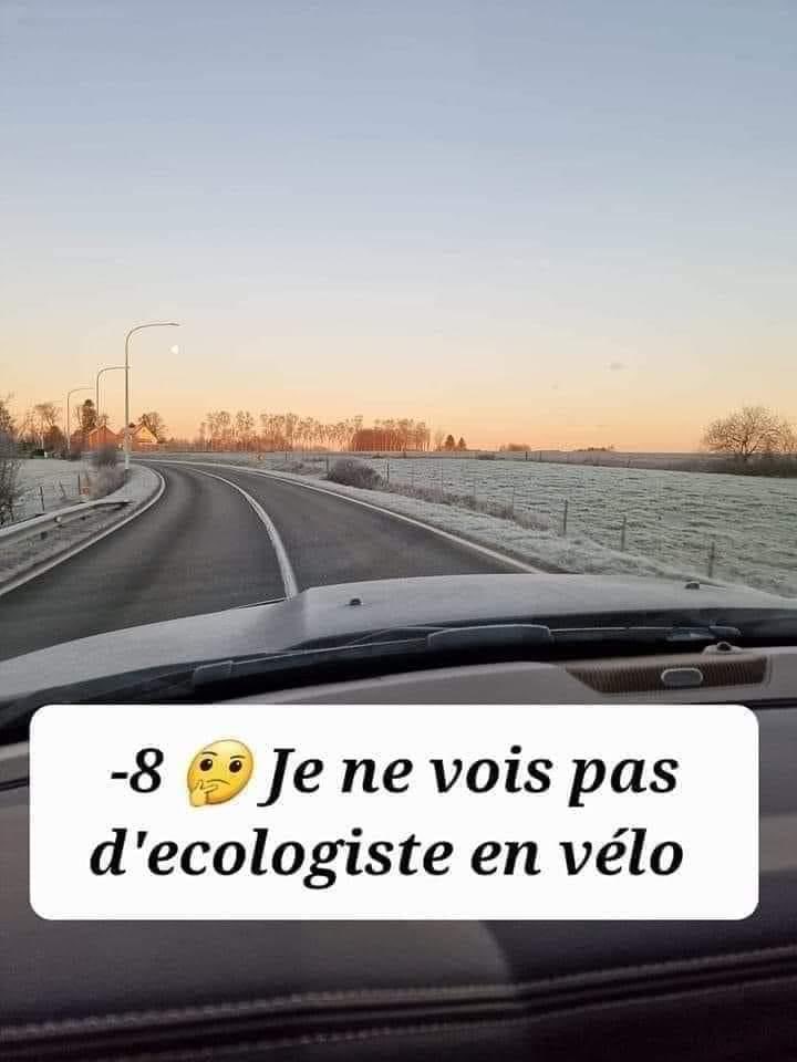 🚨 Ils sont où les écolos ils sont où ⁉️
Ah bah ils sont pas là 😅❄️
#VigilanceOrange #VigilanceMétéo #Neige #Verglas #Ecolos