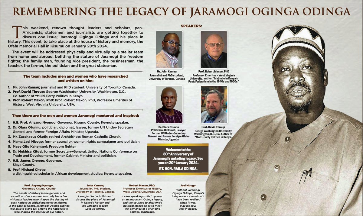 RailaOdinga's tweet photo. Remembering the Legacy of Jaramogi. https://t.co/XxlC6WCLOL