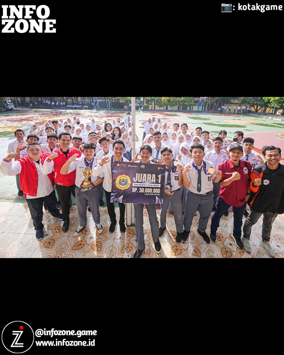 infozonegame's tweet photo. Mobile Legends: Bang Bang (MLBB) menjadi game utama dalam kompetisi ini, dengan total hadiah senilai 100 juta rupiah dan beasiswa pendidikan mencapai 3,4 miliar rupiah dari 11 universitas ternama, termasuk STMIK Indonesia Mandiri, Universitas Muhammadiyah Surakarta, hingga Binus https://t.co/OgWUaPKAo7