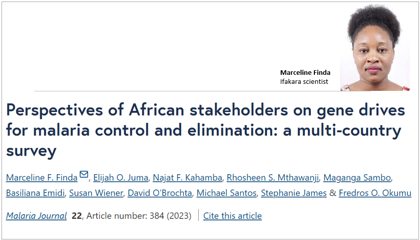 🌍 ENGAGEMENT:
Promising support for gene drives to end malaria in Africa 

After reaching out to dozens of public health stakeholders from 25 countries across Africa, scientists have yet again underlined the potential of #genedrives 🧬 in the continent, suggesting that the
