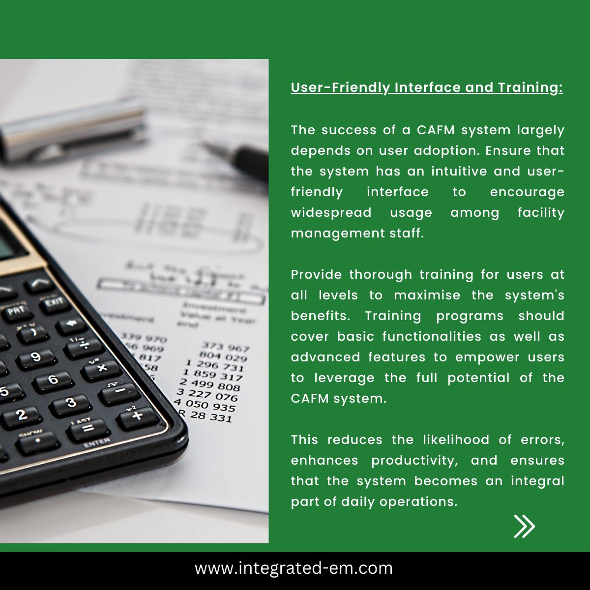 Iemltduk's tweet photo. Swipe to see why!
We can help you with all of your FM needs.
Get in touch with our team at: https://t.co/8AwS039OBl
#CAFMSystem #Construction #System #DataAccuracy https://t.co/acxfRg93T1