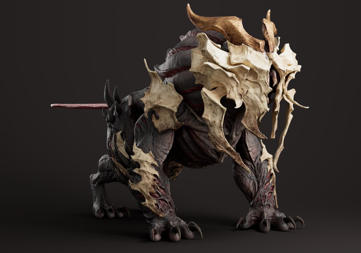 ThunderRoarTeam's tweet image. test render of our monster for #ProjectThunder
Hope you all like it!