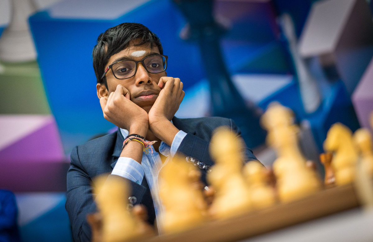 sachin_rt's tweet photo. Big cheers to @rpraggnachess for this remarkable triumph against World Champion, Ding Liren. At the young age of 18, you haven’t just dominated the game but also risen to become India's top-rated player.
Best wishes for your upcoming challenges. Continue to bring glory to India on the international stage in chess.♟️🇮🇳