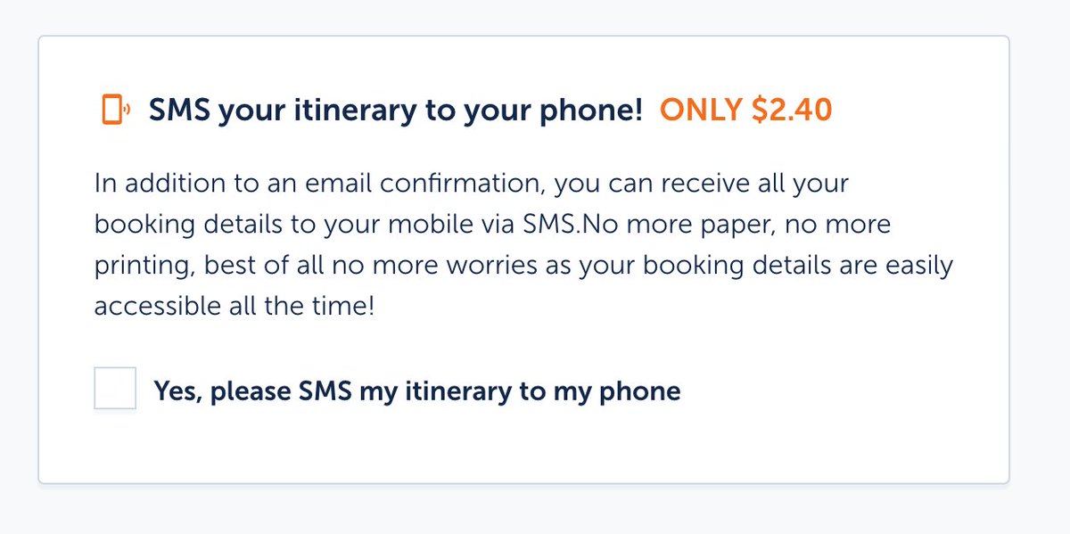 Just $2.40 for an SMS!!