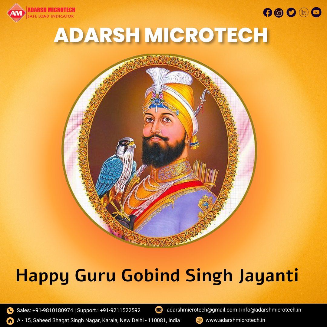 📷📷 #GuruGobindSinghJayanti #AdarshMicrotech #InnovationWithPurpose #CourageAndWisdom #CommunityUpliftment #DivineGuidance #ReflectAndCelebrate #GurupurabGreetings #InspirationInEveryInnovation #BlessingsOfGuruji #SpiritOfService #HarmonyAndExcellence #GuruGobindSinghLegacy