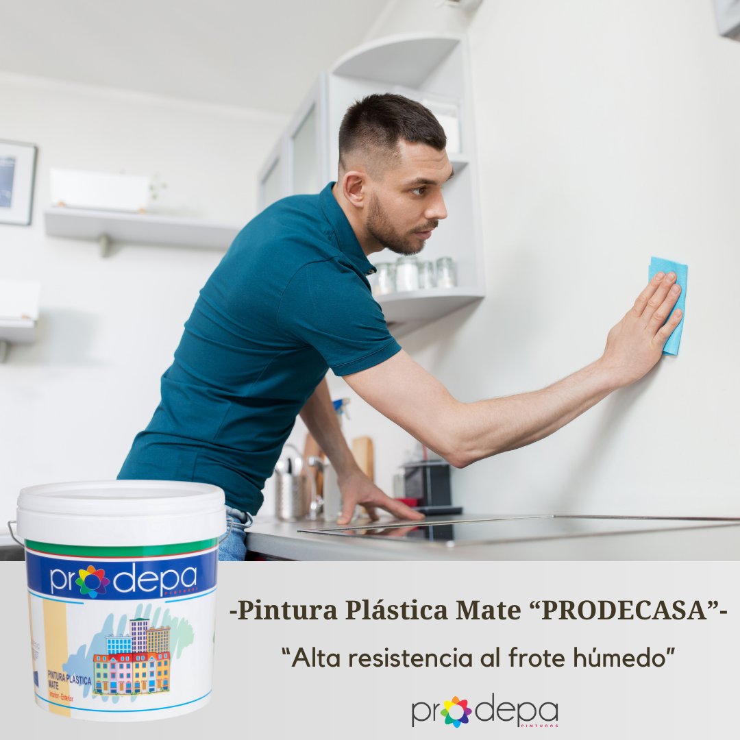 ¿por qué se caracteriza esta pintura plástica mate "PRODECASA"?

❇️ Presenta un buen poder de cubrición.
❇️ Acabado blanco mate.
❇️ Producto lavable.
❇️ Alta resistencia al frote húmedo.

Entrar a nuestra web y revisar su ficha técnica:

🌐 prodepa.es/pinturas-al-ag…
