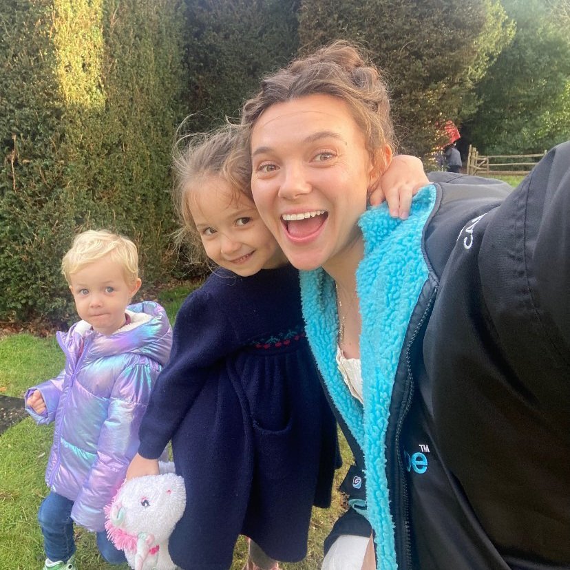 First photo from the set of 'Miss Austen' I believe!!🤩😭

》In the end of 2023 Synnøve Karlsen posted this adorable photo with Sadie and Aksel (Her niece and nephew) when they visit her on her work!!🤩

#SynnoveKarlsen 
#MissAusten