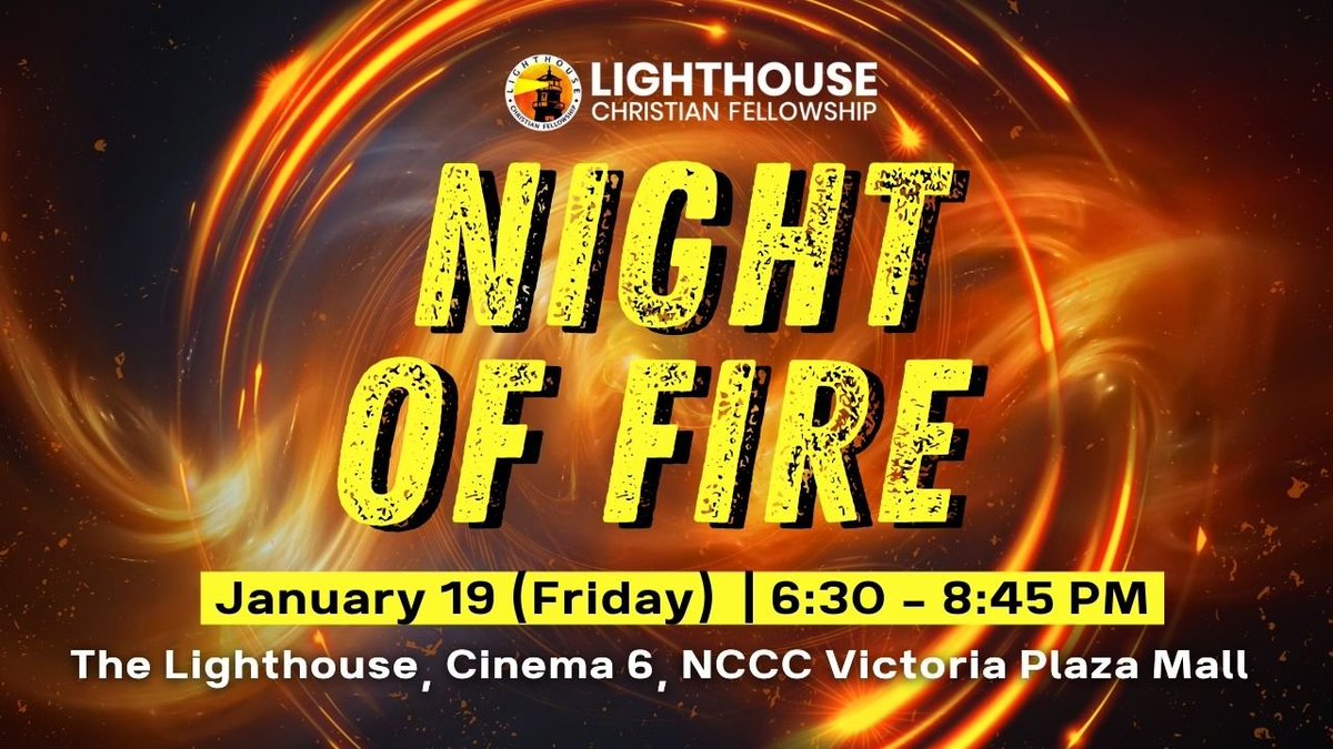lighthousedavao's tweet photo. It’s time for some spiritual housekeeping and fine-tuning as we allow the Holy Spirit to bring revival and reformation in us.

Don’t miss the last schedule of NIGHTS OF FIRE this January 19 (Friday)! Let the fire of God consume you this year and beyond! 🔥🙌#NightsOfFire https://t.co/01YPUcpLyY