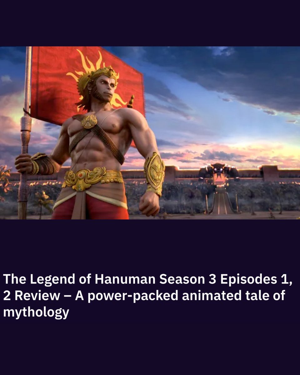 The reviews are in and we are excited to share them with you! Thank you all for making The Legend of Hanuman the success it has become! Link to article - ottplay.com/news/the-legen… #LoH #DisneyHotstar #TheLegendofHanuman #Hanuman #GraphicIndia #Disney