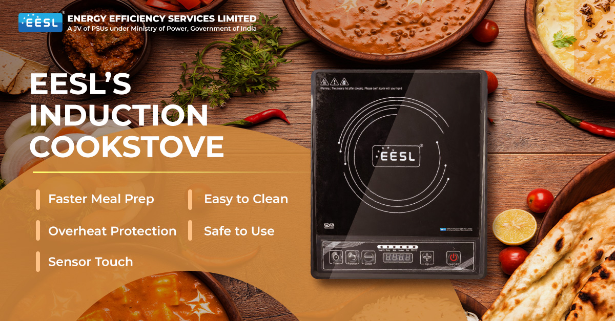 EESL_India's tweet photo. Kickstart a clean cooking experience by opting for #inductioncookstove - where sophistication meets modern excellence. #SwitchToInduction today!
#GoElectric #AccessEfficiency #InductionCooking #SmartKitchen
@MinOfPower @OfficeOfRKSingh @beeindiadigital @CEO_EESL @TTKPRESTIGELTD https://t.co/ZxMQtNlAZH