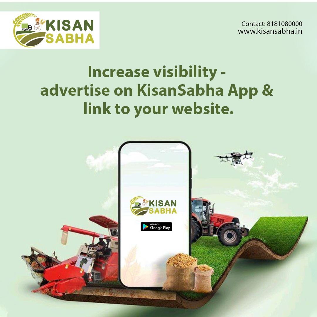 KisanSabha1's tweet photo. "Harvest Success with Every Click! Advertise on Kisan Sabha App, Linking Agri Enthusiasts Directly to Your Website. ๐พ๐
Join us Now: https://t.co/L5z0j3F96K
Contact us - 8181080000
#AgriVisibility #KisanPromotion #KisanSabha #FarmersConnect #AgricultureNetwork #KisanCommunity https://t.co/JJ4xEJDdQ5