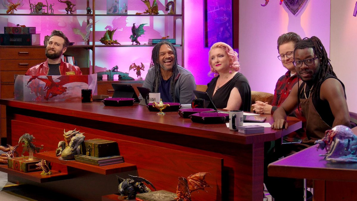 The episode of Faster, Purple Worm! Kill! Kill! that I’m on premieres THURSDAY on @AmazonFreevee & @plex! ⚔️

Watch as @kharypayton, @rivbutcher, @GabeJamesGames, & I are put through the paces by DM @justicearman in “Everyone Dies Getting Their Wish'! 

#dnd #dnd5e #fpwkk 
⚔️⚔️⚔️