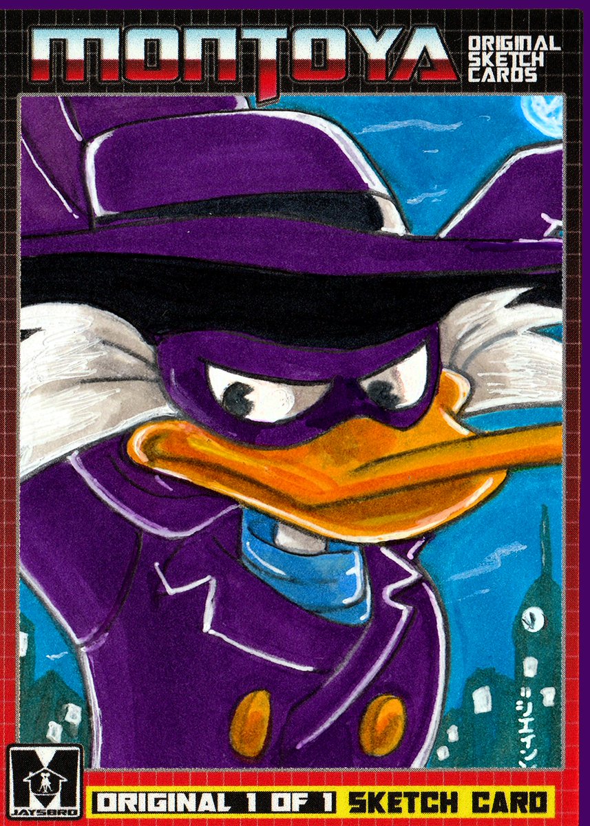 JMontoyaArtist's tweet photo. Darkwing Duck for #toontuesday! https://t.co/plQVmnl0CF