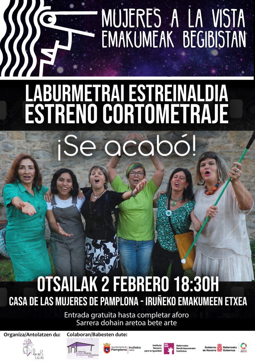 astelehen's tweet photo. Buenos días, estas son las próximas actividades que hemos organizado en
@CasamujerPamIru https://t.co/ChUcrhpW2e