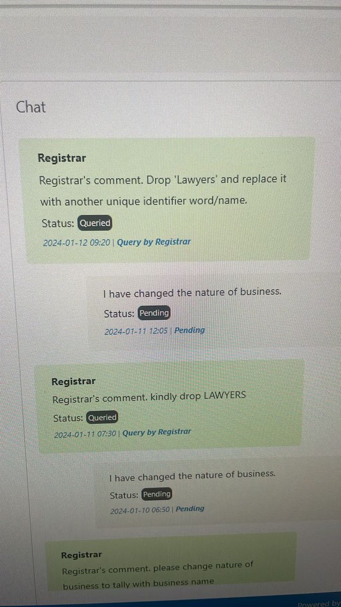 SilverKayondo's tweet photo. So, according to @URSBHQ, I can not use the word "lawyer" in my name for Amicus Lawyers' Gift Shop. They have delayed me for a month about this, and I can not obtain a Trade License from KCCA.

They abuse their statutory mandate at will. Their boss is just PR &amp; no leadership. https://t.co/2EJglfY3Ly
