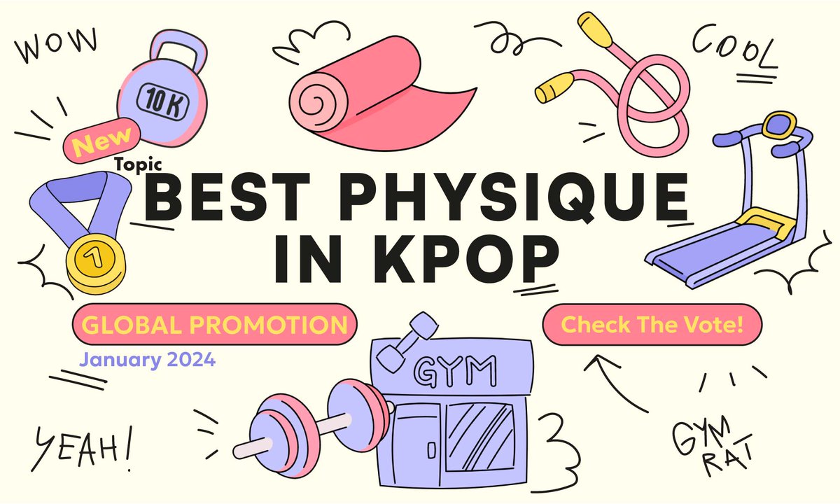 kooky__official's tweet photo. 👑Kooky Global Promotion: Best Physique in K-Pop
🗳️https://t.co/wLXqVWJ1rw
📅 ~Jan 24th 12:00PM (KST)
🏆The top 4 artists will be promoted with fan-made 15-second promotional videos on Kooky!
🎖️Even if your artist doesn't make it into the top 4, if the cumulative vote count exceeds 50,000, you will have the opportunity for a promotional video.
✨Furthermore, the top 4 artists will be nominated for KookyDex voting. The winners will have the opportunity to be showcased on the KookyDex page and printed out for Kooky’s Cafe Events!
🥇The top 1 artist will receive 10,000 reward votes!
🏅Top 2 - 5,000 / Top 3 - 3,000 / Top 4 - 1,000 votes! Additionally, an extra video will be made to promote the Top 1 artist!
📌Check out upcoming bonus X polls in the thread!
#KookyPromotion #KookyGallery #KookyRanking #BestPhysique_Jan #KookyEvents #KookyOfflineCafe #KookyEvent