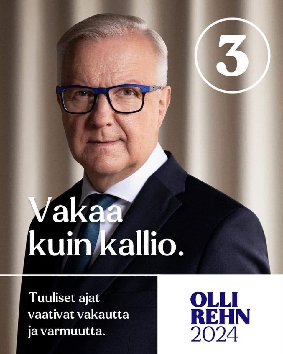 Ennakkoäänestys alkaa tänään.

Presidentiltä vaaditaan vakautta, vastuunkantoa ja hyvää harkintakykyä.

Tähän työhön pyydän valtakirjaanne. 

Ennakkoäänestys on käynnissä 17.1.-23.1.