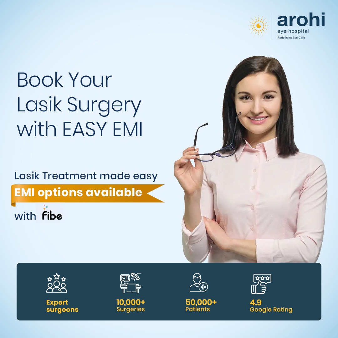 ArohiEye's tweet photo. Enjoy the freedom of a glasses-free life in just 15 minutes, with the convenience of hassle-free EMI options.👁️

See Clearly, Pay Smartly! 💸

Call 9820 111 315 to know all the information on EMI Pay. Book Your Consultation Today 📞

#ArohiEyeHospital #Lasik #LasikSurgery #EMIPay https://t.co/TVdNRWWQqw
