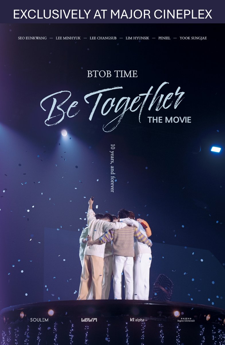 [Exclusively at Major Cineplex]《BTOB TIME: Be Together THE MOVIE》 BTOB 10TH ANNIVERSARY CONCERT 25 มกราคม ถึง 4 กุมภาพันธ์ 2567 เฉพาะที่ เมเจอร์ ซีนีเพล็กซ์ เท่านั้น พร้อมรับของพรีเมี่ยมทุกที่นั่ง ซื้อตั๋วล่วงหน้าพร้อมกัน 18 มกราคมนี้! #비투비 #BTOB #멜로디 #MELODY…