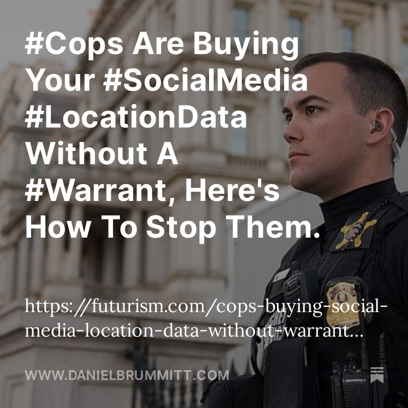 danielbrummitt.com/p/cops-are-buy…

#socialmedianews #socialmedia #socialmediamarketing  #digitalmarketing #socialmediaexpert #socialmediatrends  #socialmediamanager #socialmediaforbusiness #socialmediatips #instagram  #facebook #socialmediamarketingtips #socialmediamanagement