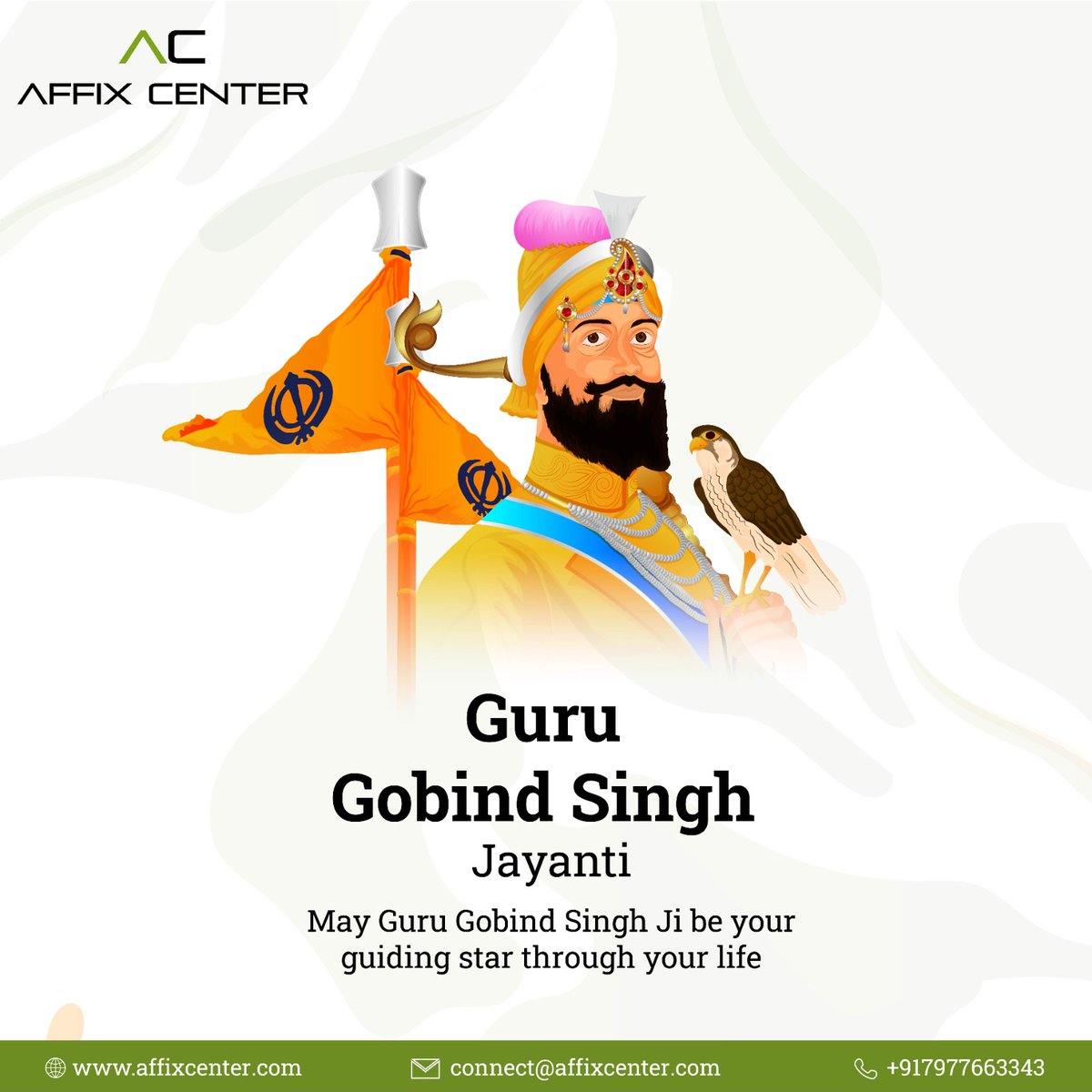 May Guru Gobind Singh Ji be your Guiding star through your life.
.
.
.
.
#digital #digitalmarketing #digitalartwork #informationtechnology #itcompanyindia #LifeInIT #ITlife #onlinemarketing #paidadvertisement #paidmarketing #organicmarketing #AffixCenter #DigitalStrategy #SEO