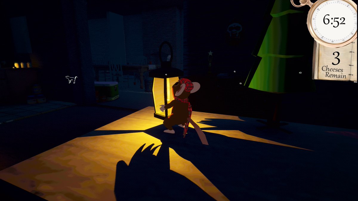 LumpyOats1's tweet photo. My friends and I (@dinopokey @3DdotBastard @wizardactivity_) made a cute platformer stealth game about a mouse stealing cheese from cats at night for @PixelPastures Pixel Jam that you can check out here:  

https://t.co/dzbFYyTqG1

 Give it a try! https://t.co/Fkvad7jwl7