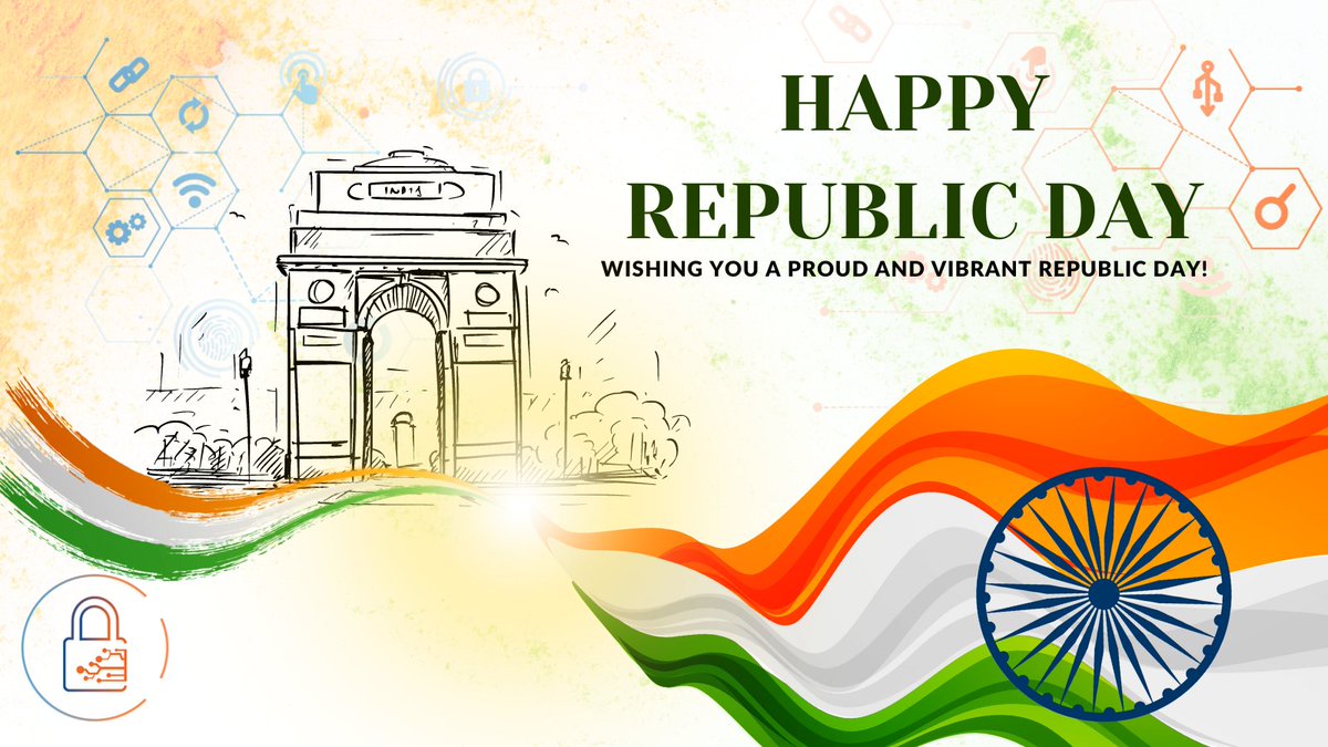 Let's celebrate the spirit of unity, diversity & the strength of our nation. May our commitment to a secure future be as strong as our republic's foundation. Let's build a cyber fortress to safeguard our digital sovereignty. #CyberSecurity #DigitalIndia #RepublicDay2024