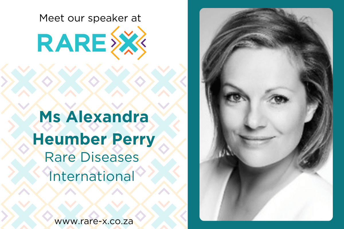 Meet Alexandra Heumber Perry 

Date: Wednesday 14 Feb 
Time: 10h40-11h00 
Session : Global perspectives on policies relating to access
Topic: Universal Health Coverage for Rare Diseases