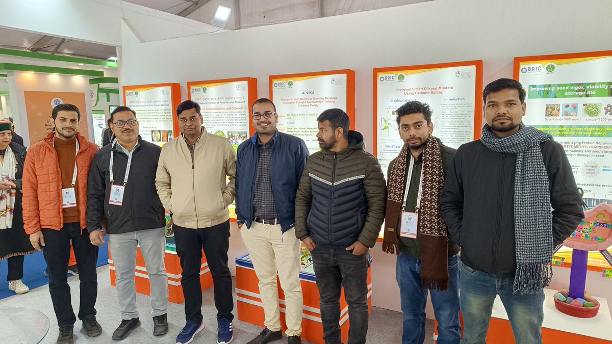 NIPGR's Science Exhibition at #IISF2023 @THSTIFaridabad! 🌐 Join us as we explore groundbreaking research and innovation. @DrJitendraSingh @moesgoi @rajesh_gokhale @DBTIndia @ProfSubhraNIPGR @apslab_nipgr @SciComm_India #NIPGR #IISF2023 #ScienceExhibition