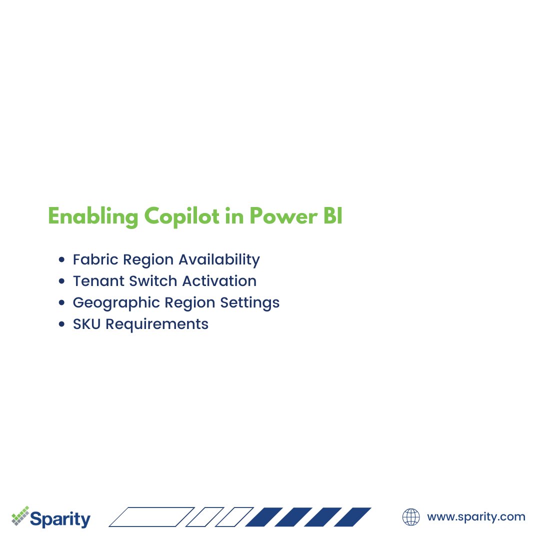 sparity's tweet image. Master Copilot in Power BI with our Comprehensive Guide in 2024 

sparity.com/blogs/copilot-…

#copilot #powerbi #sparity #data #dataintegration #datascience #datavisualization #dataengineering #datamigration #msfabric #fabric #microsoft