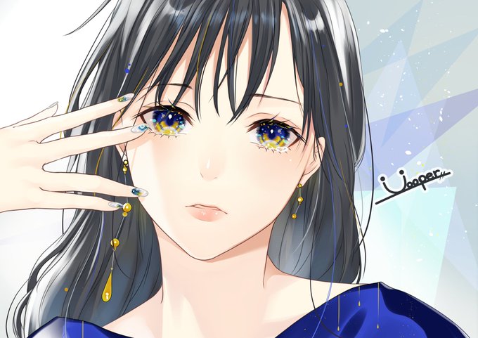 涙を拭った指先だって  naillumination✦ 滲みニュアンスネイル