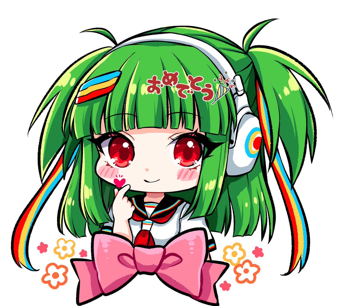 「フォロワ誕絵」|よまおのイラスト