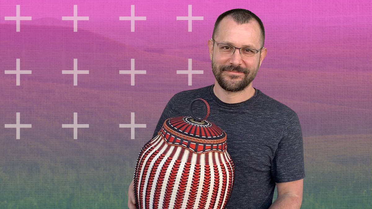 🌟 Celebrating our alumni, Jeremy Frey, a Passamaquoddy basket maker and 2012/2013 ABL Fellow! 🎉 🏛️ His exhibition, 'Jeremy Frey: Woven,' is the first-ever major retrospective of a Wabanaki artist in a U.S. fine art museum. Learn more: bit.ly/3Skl05T