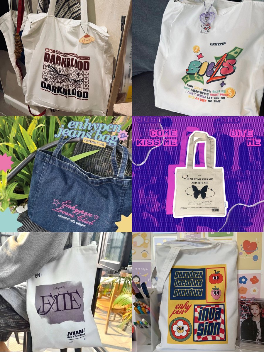 simcakeu's tweet photo. enhypen totebag ⋆.˚ ᡣ𐭩 .𖥔˚

— a thread https://t.co/DUNknPTwee