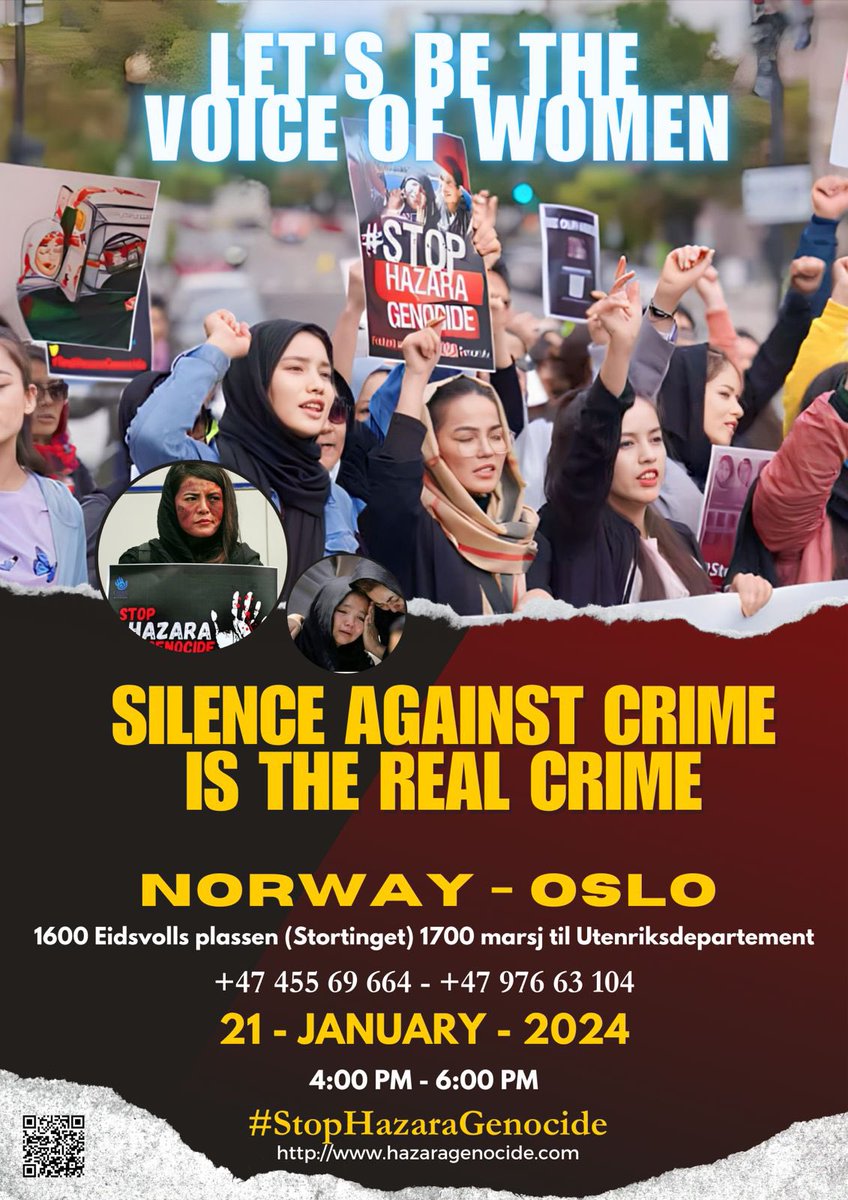 NoTalibann's tweet photo. Silence is CRIME!
من اگر برخیزم، تو اگر برخیزی، همه برمی‌خیزند!
من اگر بنشینم، تو اگر بنشینی، چه کسی برخیزد!
چه کسی با دشمن بستیزد!
#france #Canada #Italia #Germany #Spain
#Francoforte #Brazil #Colorado #Sweden #Norway 
#America #alltheworld 
#StopHazaraGenocide https://t.co/7J8s0jzaTS