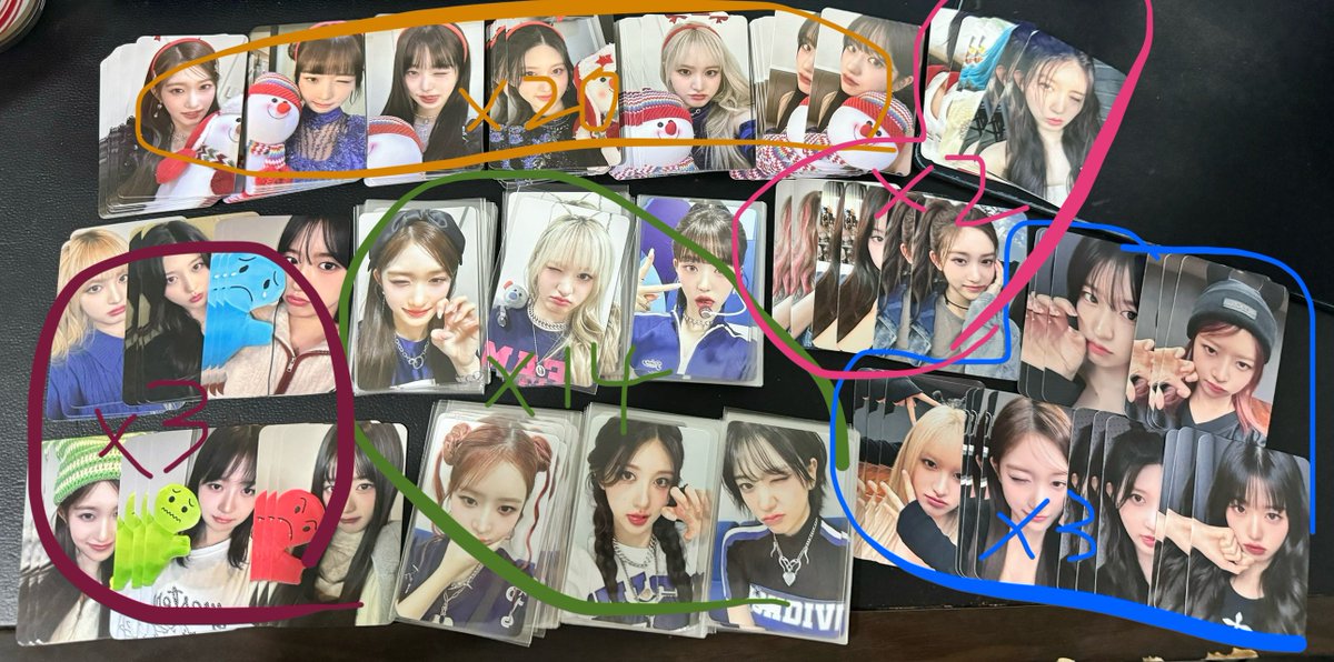 ive_trading's tweet photo. 아이브 I'VE MINE I'VE IVE
미공개 포토카드 미공포 양도

5.0 per set (negotiable for bulk)

Colored number = available quantities (in ot6 set) https://t.co/amwBj6Tcm2