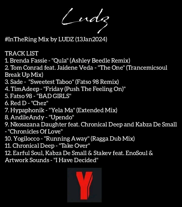 Ludz_SA's tweet image. ⚠️ NEW RADIO MIX ⚠️

Enjoy! 💃🏾🥳🫶🏽 

[YFM] #InTheRing Mix (13Jan2024): 
hearthis.at/ludz-dj/inther…