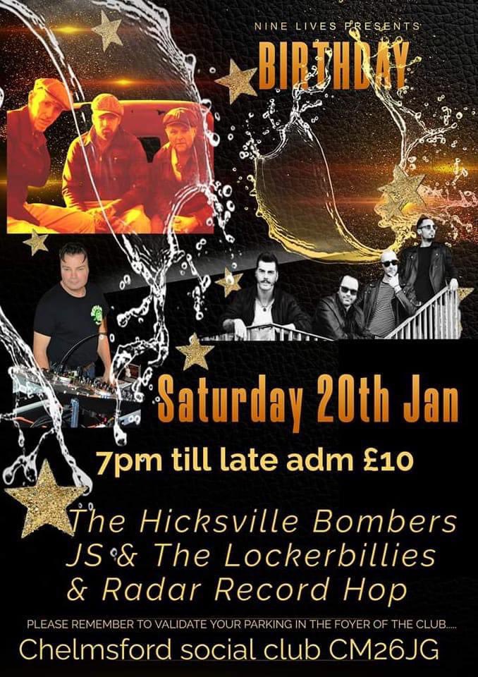 See ya Saturday Chelmsford! #chelmsford #essex #rockabilly
