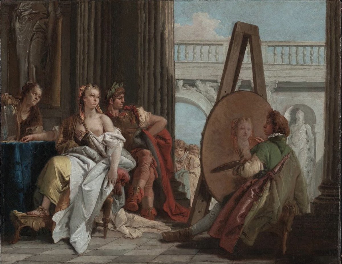 Title: Alexander the Great and Campaspe in the Studio of Apelles d 

Artist: Giovanni Battista Tiepolo