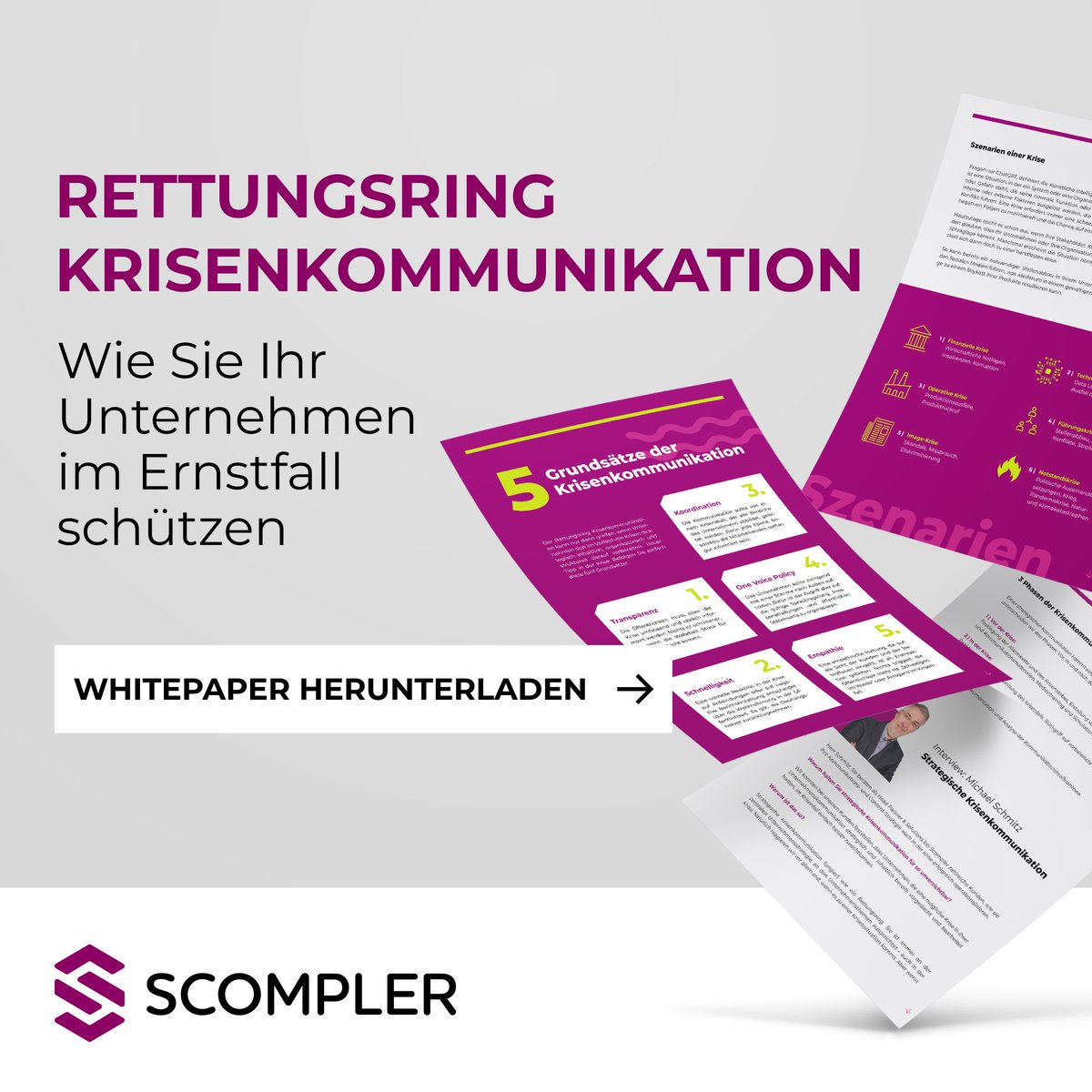 Wo sind Eure Unternehmen verletzlich? Mit einer effektiven Krisenkommunikation könnt Ihr Euer Unternehmen durch stürmische Zeiten navigieren. ☂️ Wie Krisen vorgedacht werden müssen (Checkliste inklusive!) , lest Ihr in unserem Whitepaper: 👉 hubs.ly/Q02gyLjZ0
