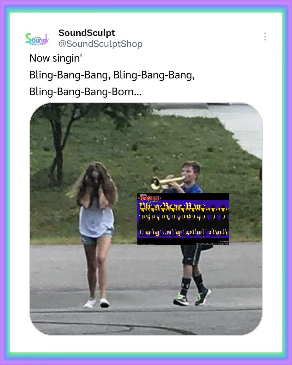 SoundSculptShop's tweet photo. วัฏจักรใหม่ได้เริ่มขึ้นอีกแล้วค่ะ ทุกคนอย่าลืมมา
Bling-Bang-Bang, Bling-Bang-Bang, Bling-Bang-Bang-Born...
Bling-Bang-Bang, Bling-Bang-Bang, Bling-Bang-Bang-Born...
Bling-Bang-Bang, Bling-Bang-Bang, Bling-Bang-Bang-Born...
ด้วยกันนะคะ 🥰
#Meme #SoundSculpt #AdminP https://t.co/7VT4WwpxU1