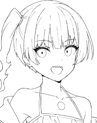 ようやく線画が終わったぞ! 