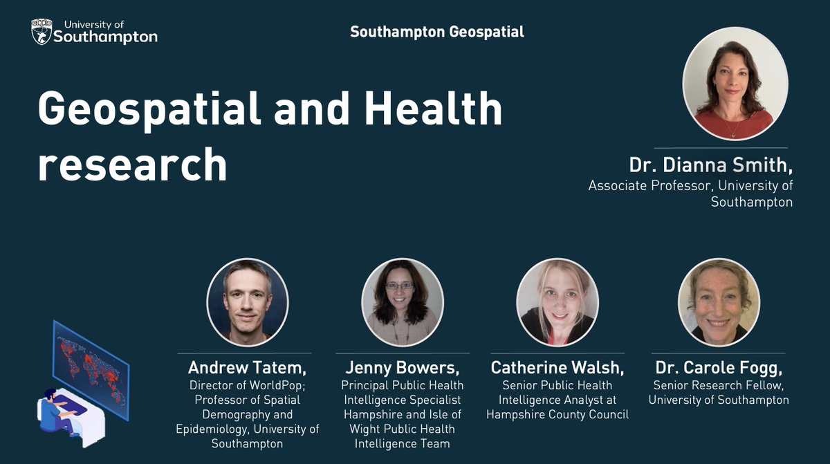'Empowering Health through Geospatial Insights' First part of our talks, chaired by Dr. Dianna Smith (@geodianna)